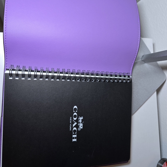 Coach Notebook In Iris - Picture 3 of 3